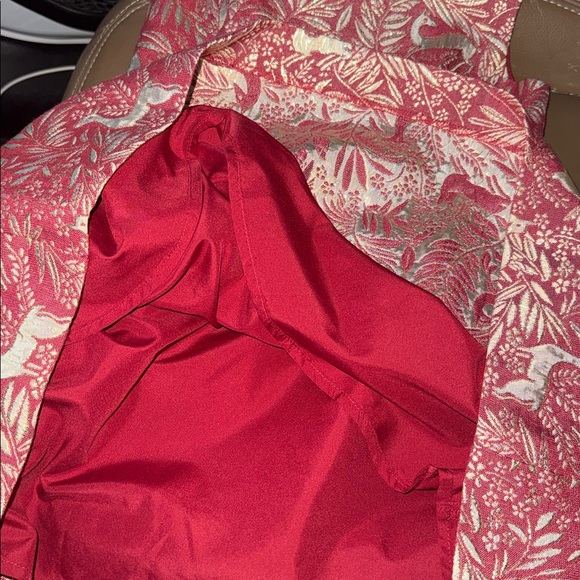 J. Crew Crewcuts Holiday Girls'  jacquard dress in botanical deer print 5T - Picture 9 of 15